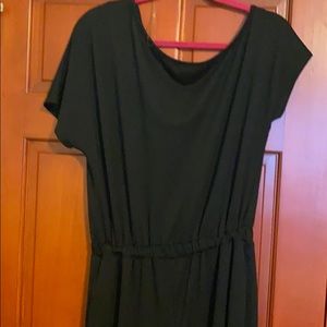 Black off the shoulder jumper.